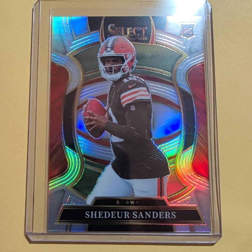 Shedeur Sanders- 2025 Panini Select - SILVER Prizm Concourse  Browns RC